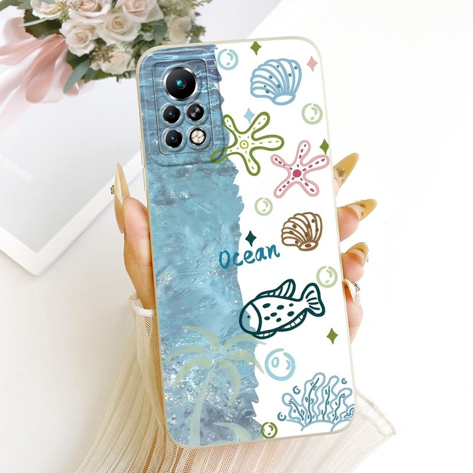 For Infinix Note 11S X698 Casing For Infinix Note 11 Pro X697 Case Fashion Cartoon Cute Funny Painted Silicone Cover