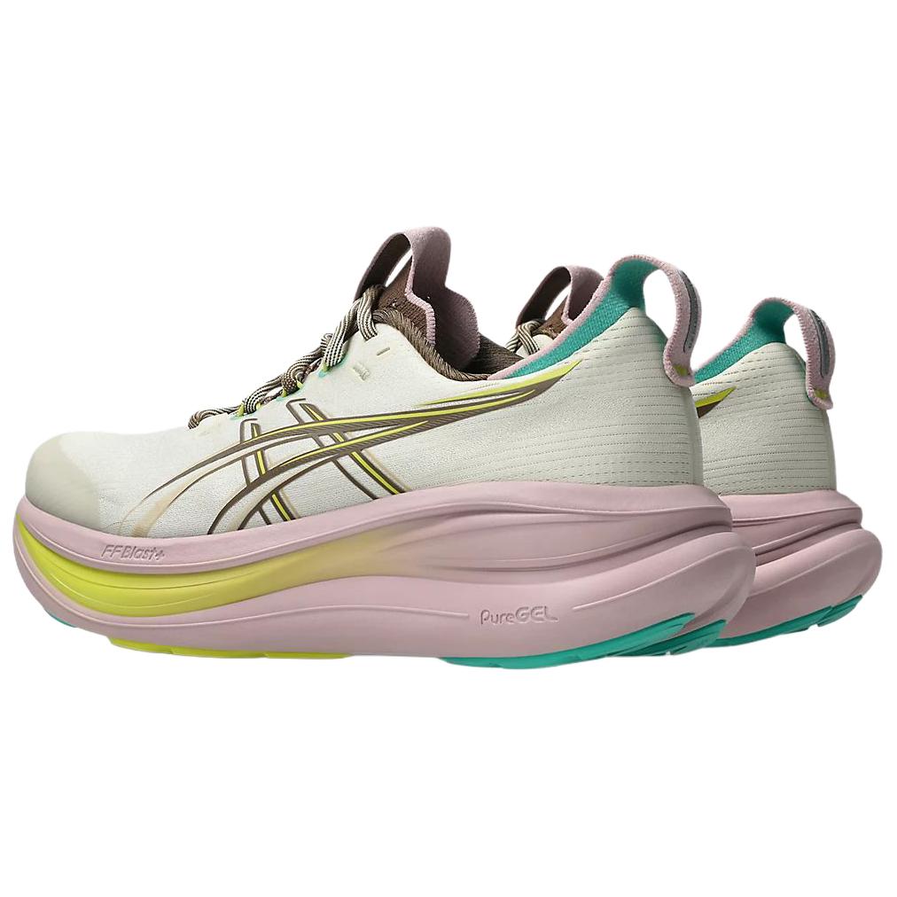 Asics GEL NIMBUS 28 Laufschuhe Damen Beige Rosa 1012B981-020