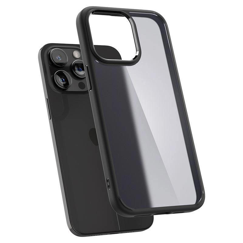 Etui Spigen Ultra Hybrid Na Iphone 15 Pro - Przezroczysto-Czarne