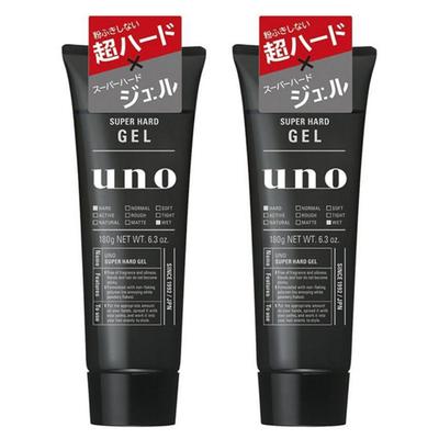 Uno Super Hard Hair Gel, 2 jednotky, 180 g