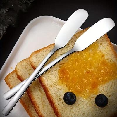 Stainless Steel Butter Spatula Cheese Dessert Jam Spatulas Cream Cutlery Marmalade Toast Bread Spatulas Butter Spreader