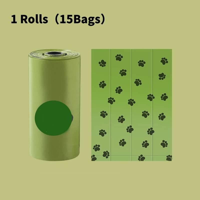 

Durable Eco-conscious Portable Biodegradable Pet Waste Disposal Bags For Convenient Use Green Bag