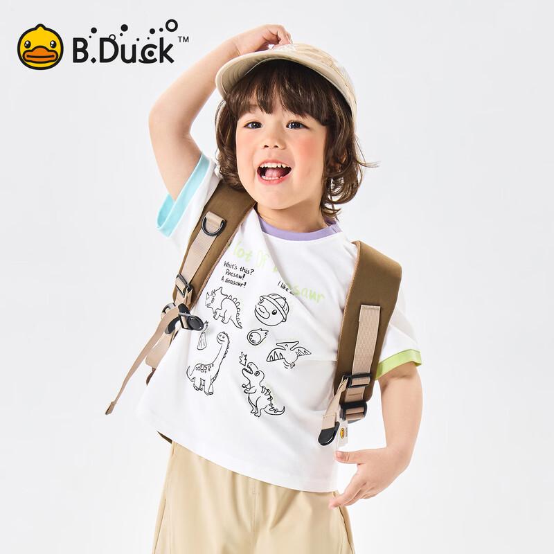 

B.Duck Boys Pure Cotton Short-Sleeve Dinosaur T-Shirt 110CM