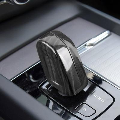 Dla Volvo XC40 XC60 XC90 S90 2020-2025 ABS Ochronna Nakładka na Gałkę Zmiany Biegów Konsoli Samochodowej Wykończenie Zmiany Biegów Akcesoria Samochodowe