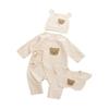 [YIN OON] Newborn Clothes, Underwear Rompers, Combination Underwear, Long Sleeve Coveralls, Open Front, Baby Clothes, Inner Pajamas, Baby