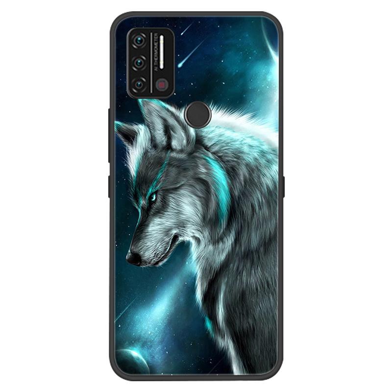 Custodia Per Umidigi A7 A9 Pro Custodie Morbido Silicone Protezione Stampa Coperture Nere per Umidigi A9 A7 Pro Funda Coque A9Pro A 9 Capa