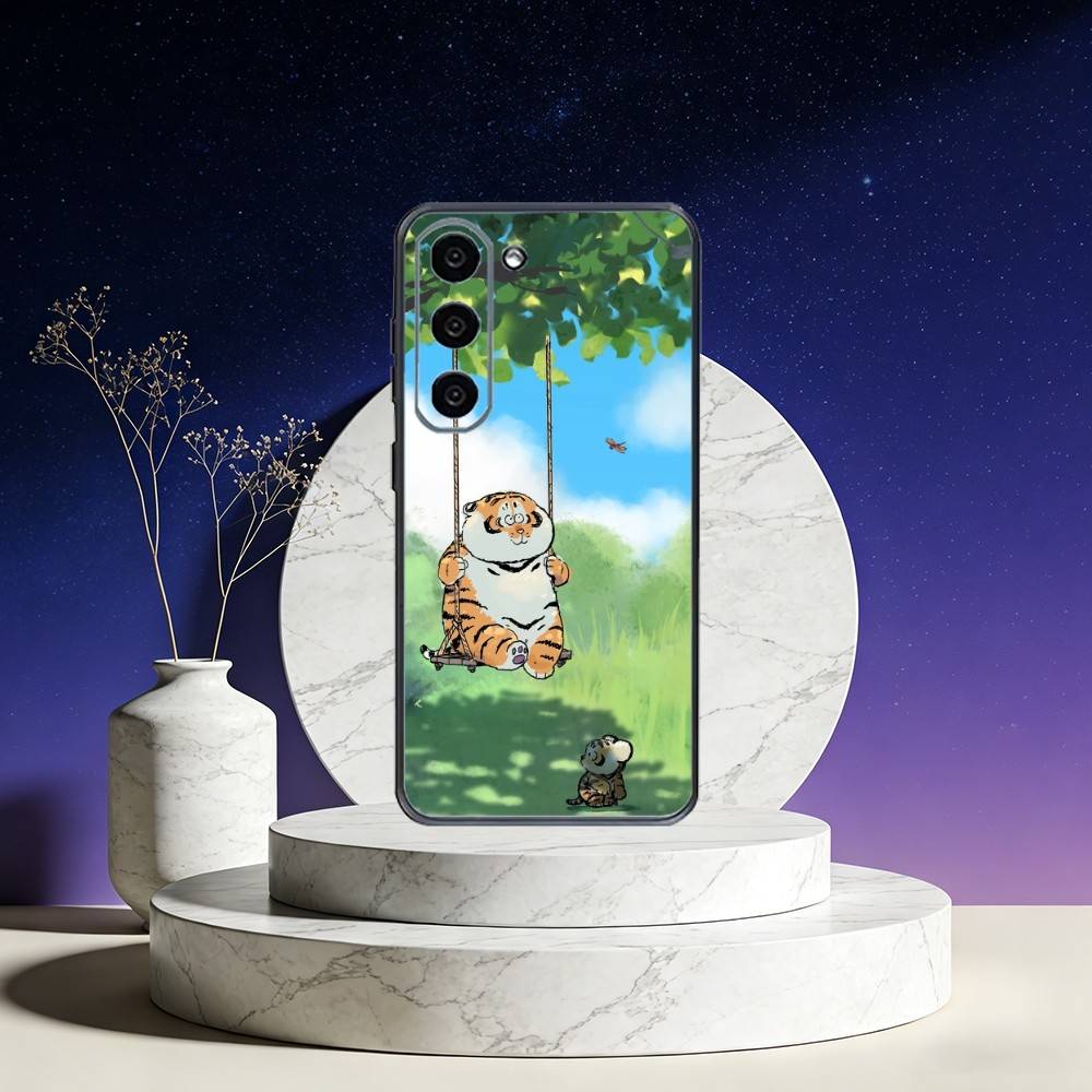 Fett T-Tiger Handyhülle Für Samsung Galaxy A73,A72,A71,A70,A53,A52,A51,Andere Weiche Schwarze Hülle
