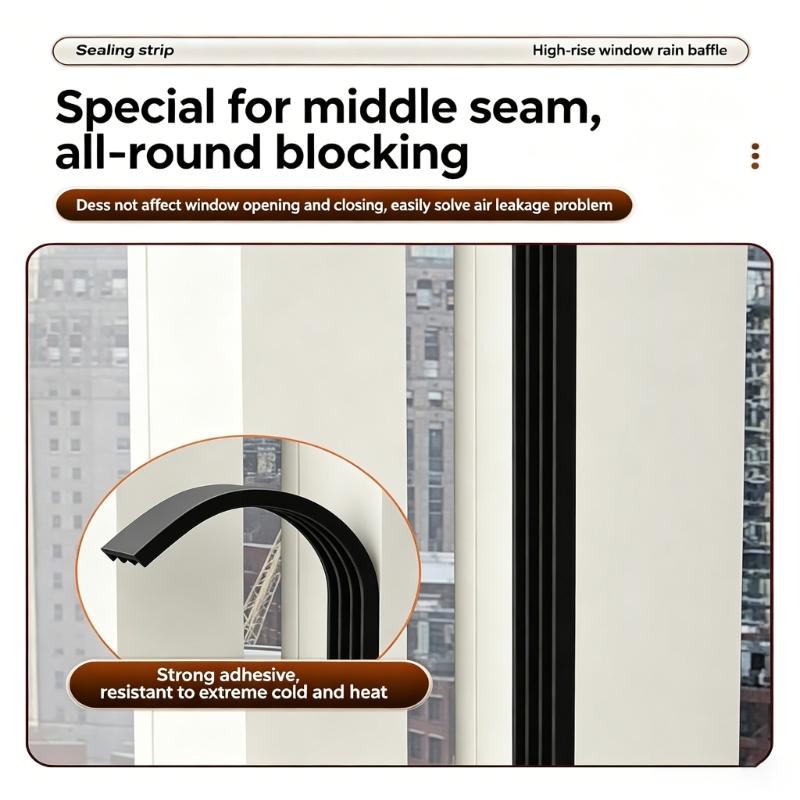 Rainproof Water Backflow Sealing Strips Baffle Replacement Sill Edges Water Guide Plate Home Window Water Blocking Strips