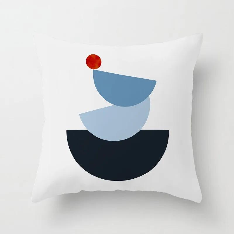 

Легкая роскошь геометрический офис гостиная диван дома наволочка полосатый узор наволочка украшение для общежития 40x40cm