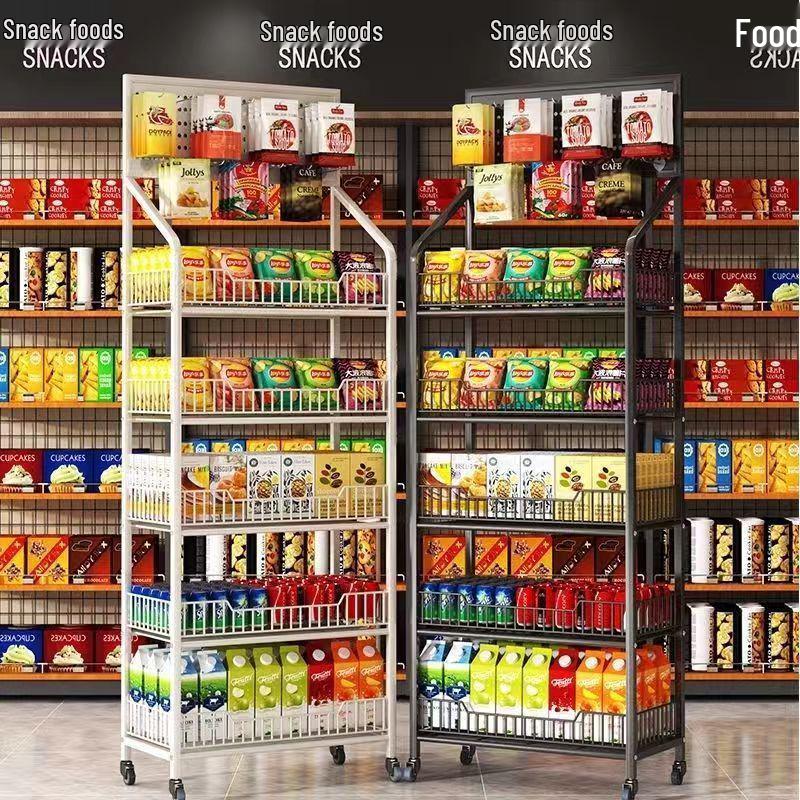 Convenience Store Display Rack for Snacks, Medicine, Beverages, Toys, and Checkout Counter