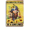 Room Decor A Humorous Tin Sign for Decorating a Room, Featuring The Phrase 'Stay Wild Flower Child'. Iron Sign Vintage Style.