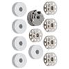 10Pcs Spule Spule Fall Metall Spool Walking Fuß Industrielle Nähmaschine Zubehör