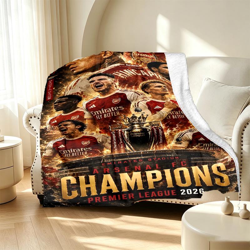 Football team.C Pattern Blanket for Home Decoration, Bed, Sofa, Car Travel, Camping, Suitable for All Seasons, Birthday Christmas Gift