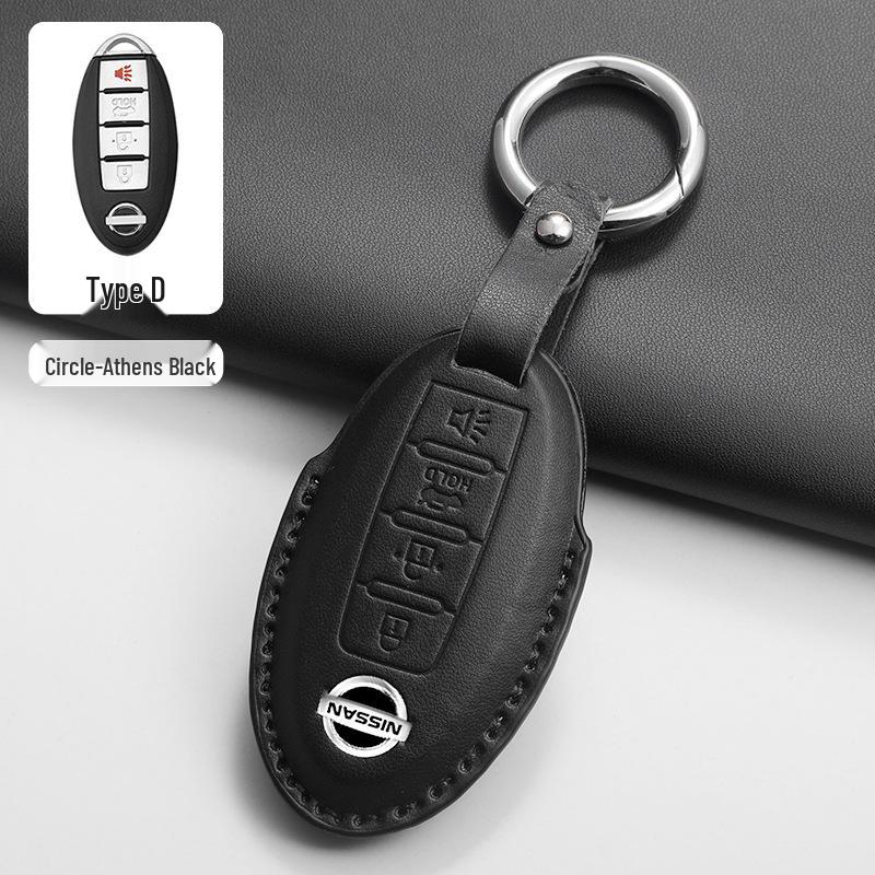 Pinke Schlüsselhülle für Nissan Patrol Y62 5-Tasten Smart-Schlüssel (2018-2019)