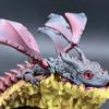 30cm Creative 3d Printed Dragon Statue With Wings Resin Art Decoration Dragon Home Office Desktop Decoration Decoration