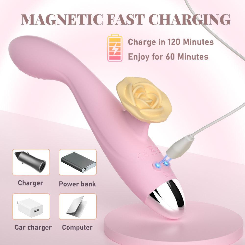 Finger Vibrator Sexspielzeug für Erwachsene - G-Punkt Vibrator Klitoris Stimulator Spielzeug mit 10 Leistungsstarken Vibrationsmodi Verstellbarer Brustwarzenmassagegerät Weibliches Sexspielzeug