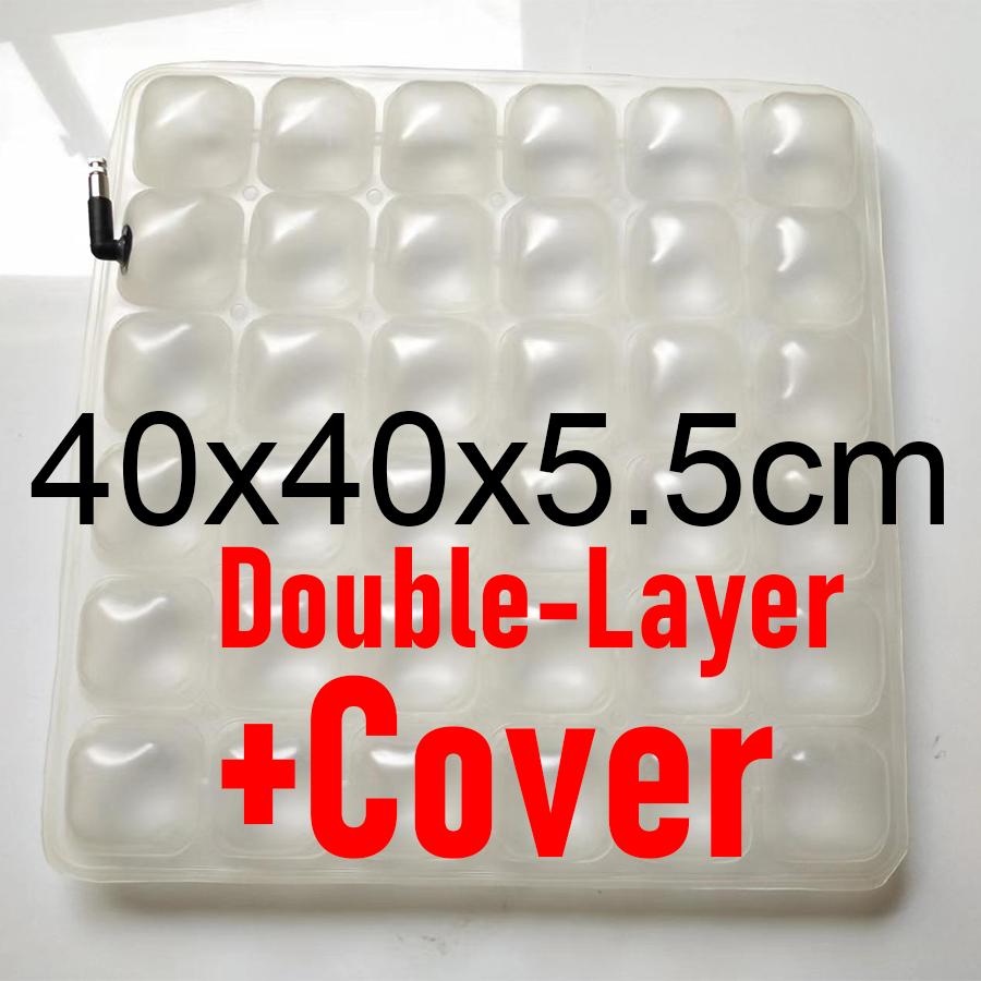 43x43cm Motorcycle Pad Shockproof Comfortable Breathable Passenger Air Seat Cushion Universal Inflatable Cover Mat Accessories