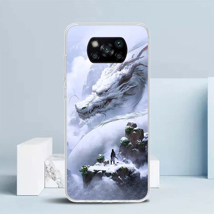 

Giant Animals Tiger Lion Dragon Soft Cover for Xiaomi Poco F7 Ultra X7 X6 X5 Pro M7 Phone Case Redmi 15 15C 13 13C 12 12C 10 10C Redmi 12