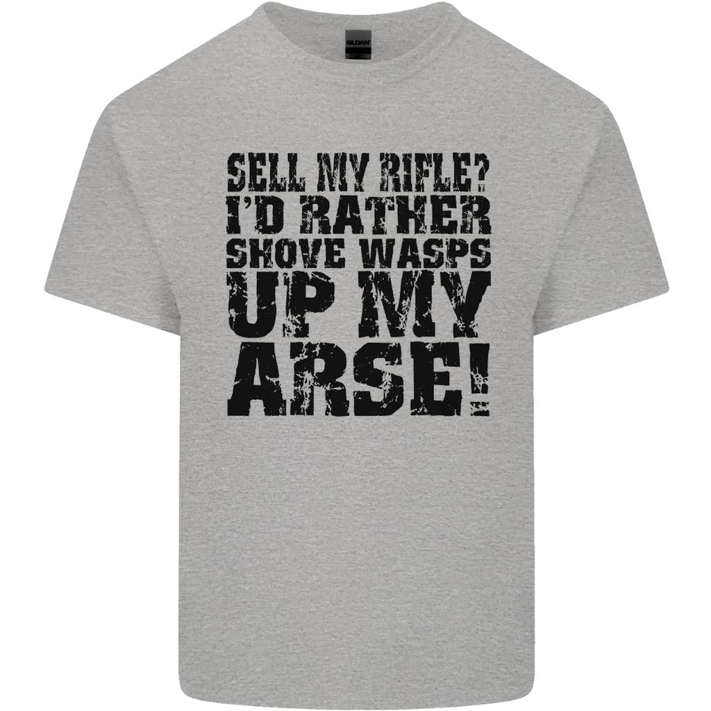 Sell My Rifle Soldier Farmer Farming Range Unisexs Light Cotton TShirt