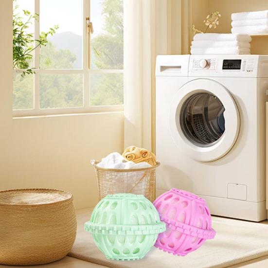 Laundry Ball Pet Hair Remover Debris Remover Clothes Crease Reduction Tool with Textured Surfaces Pet Hair Filter Sponge