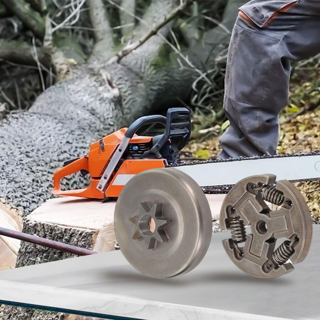 For Chainsaw 3/8 7T Replacement Clutch Drum Assembly for CS 370 CS 400 CS 440 and CS 450 Models Easy Installation