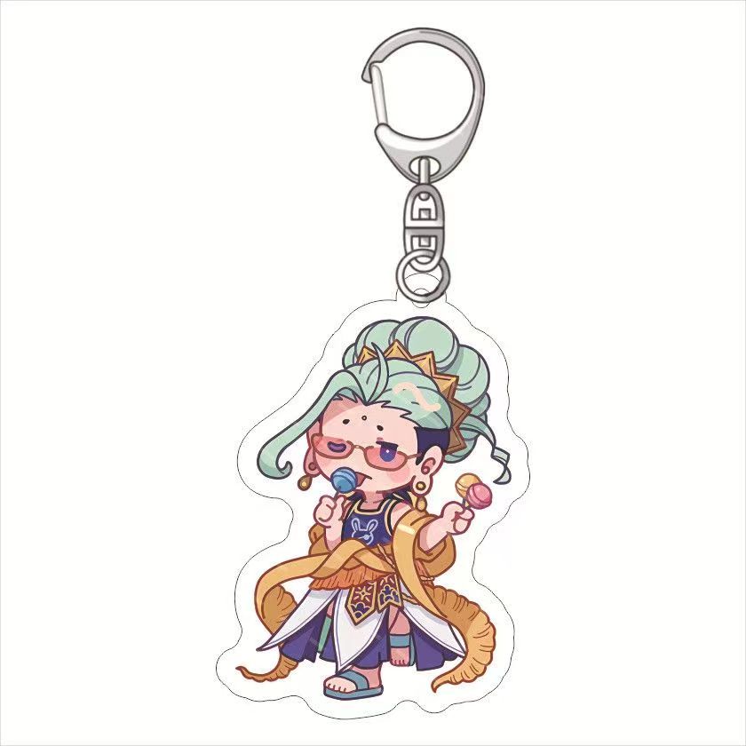 Record of Ragnarok Llavero Anime LuBu Thor Ying Zheng Shiva Gautama Buddha Acrylic Figure Keychain Fans Christmas Gifts