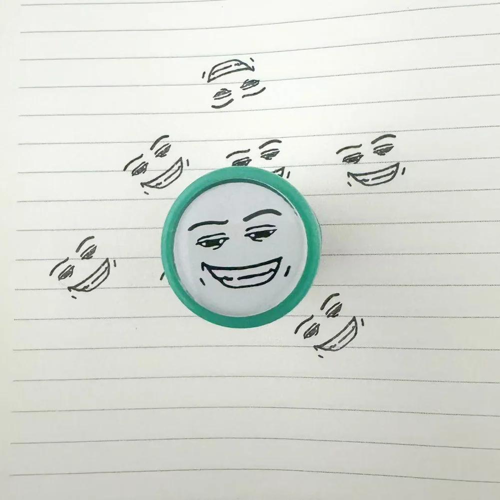 

1Pc Student Press Diary Hand Account Seal Creative Personality Interesting Funny Animation Cartoon Seal Decoration Award Gift зелёный