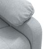 Vidaxl Massage Armchair, Light Gray, Fabric Upholstered