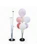 1 Stück wiederverwendbarer Ballonständer, einfacher transparenter Ballon-Tischschwebeständer, geeignet für Hochzeiten, Bankette, Partys