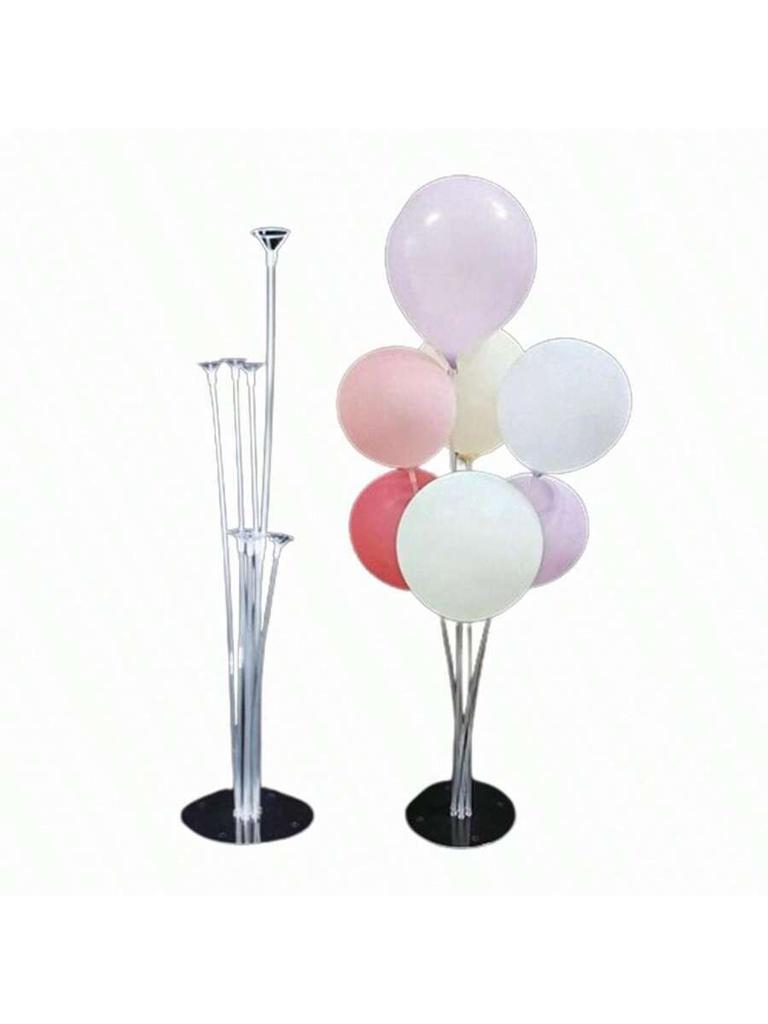 1 Stück wiederverwendbarer Ballonständer, einfacher transparenter Ballon-Tischschwebeständer, geeignet für Hochzeiten, Bankette, Partys