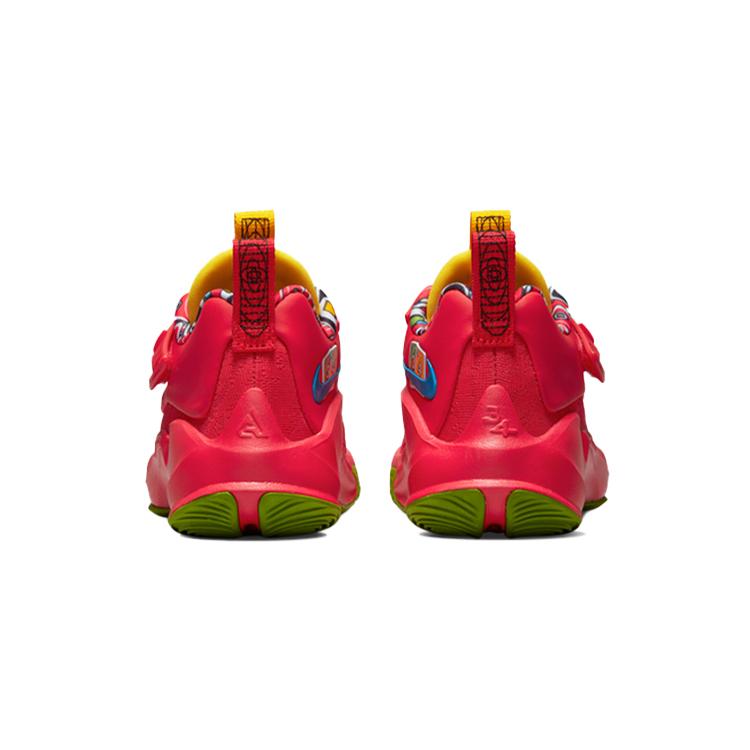 New Uno x Nike Freak 3 Slip Resistant Low Top Children's Basketball Shoes Red Children Aged 3 7 Years Old DD0330-600