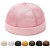 2025 Unisex Mesh Brimless Skullcap Hip Hop Sailor Summer Cap with Rolled Cuff Breathable Beanie Hat for Men  Women