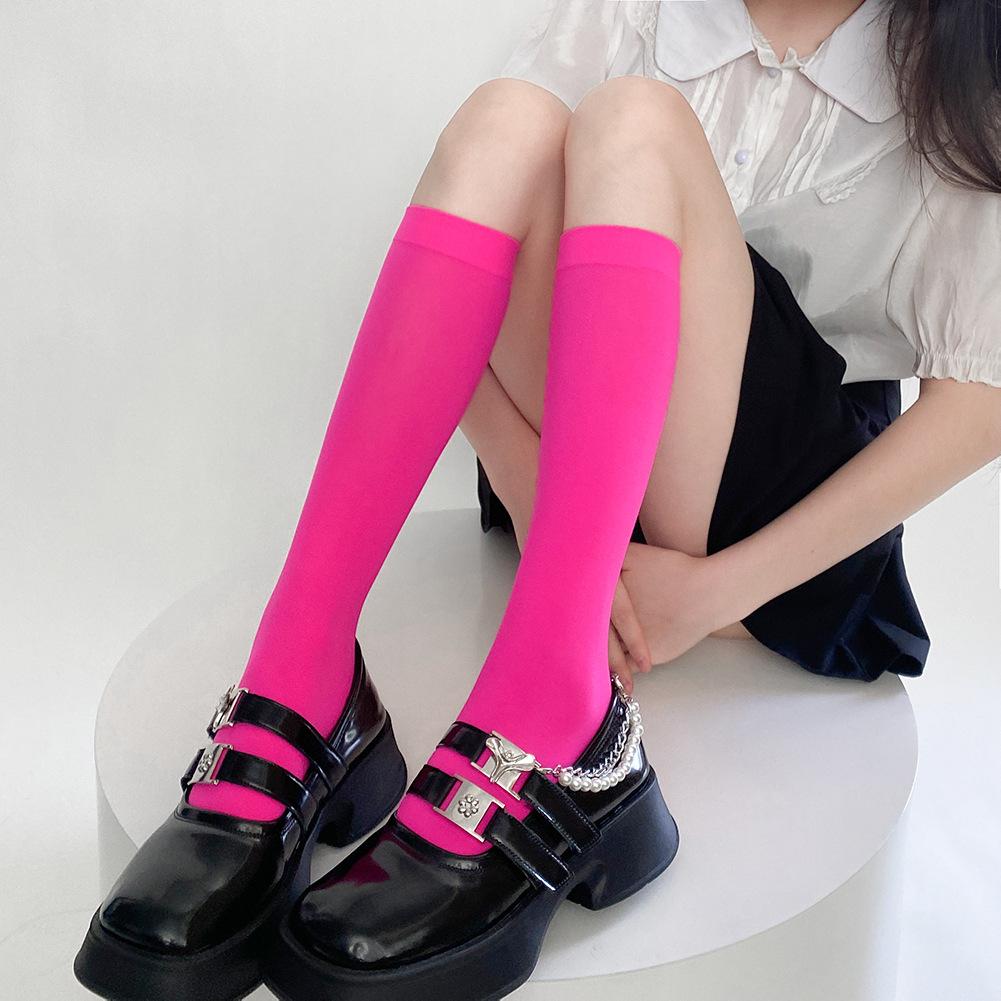 Kave Women'S Knee High Socks  New Fashion Colorful Stockings Middle Tube Socks Cosplays Calf Socks Long Boot Stockings Gifts