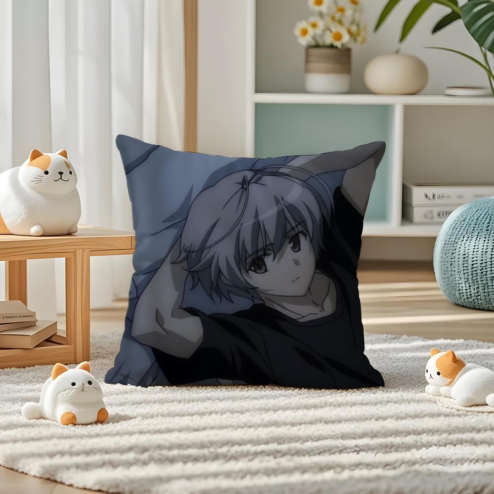 YYosuga no Sora Anime Pillow Case Silky elegant Comfort Sofa Bed Invisible zipper