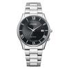 Watch Citizen Collection Simple Adjust Eco-Drive Radio Watch Thin AS1060-54E Men's Silver/Black