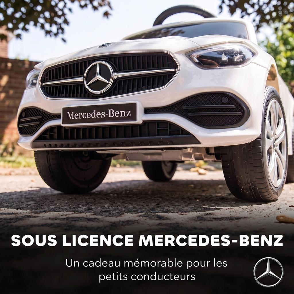 Licensed Mercedes-Benz Ride-On Toy for Children, 12-36 Months, White