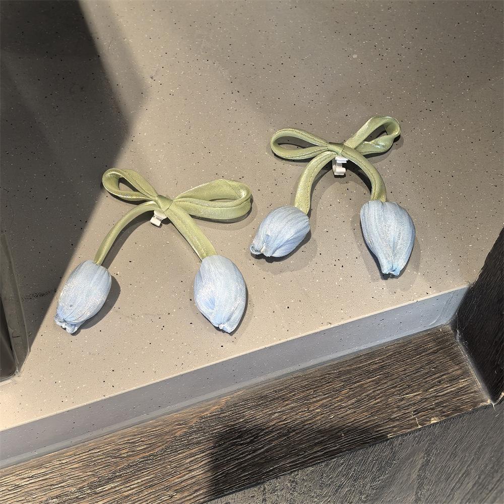 New Girl Pearl Crystal Bow Shoe Charm DIY Tulip Shoe Laces Charms for Sneakers Colorful Star Love Buckle Shoes Decorations