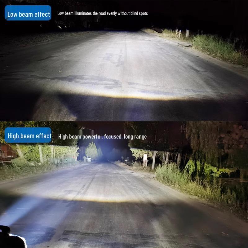 Super Bright LED Headlight Assembly for Sinotruk Howo T7H - Modified A7/T5G/TX/T6G Bi-Xenon