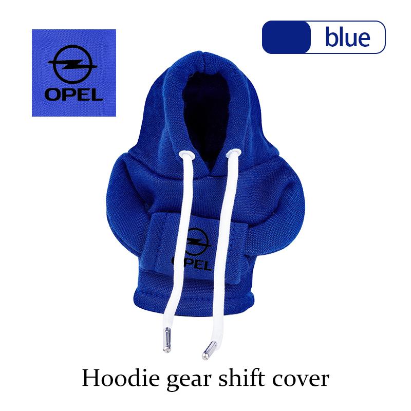 

Car Logo Gear Shift Knob Cover Hoodie Manual Gear Sweatshirt Decoration For Opel ADAM ASTRA J K CORSA E INSIGNIA MOKKA VIVA