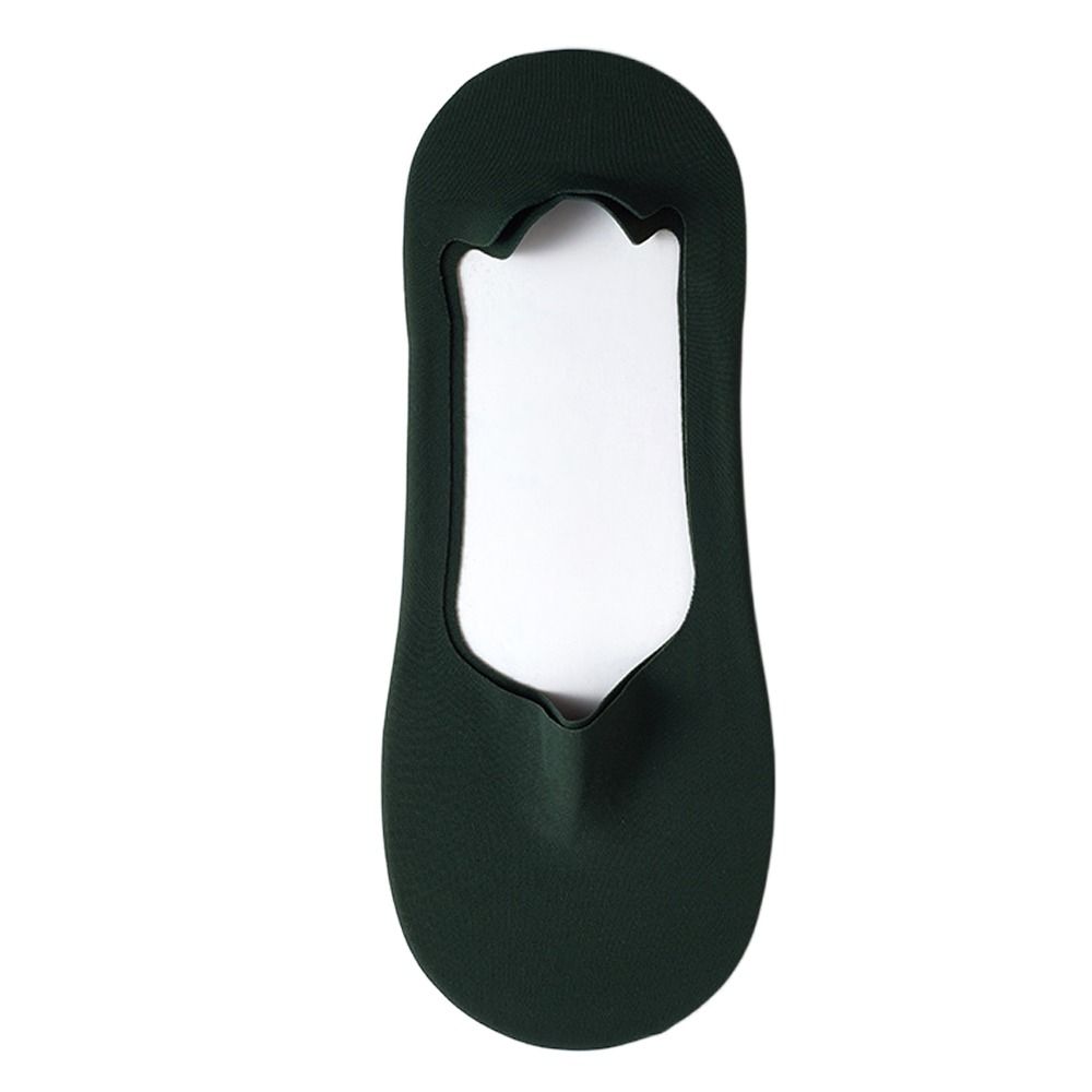 Thin Ice Silk Men Invisible Socks Slippers Breathable Seamless Silicone Anti-slip Socks Male Cotton Bottom Sox Summer