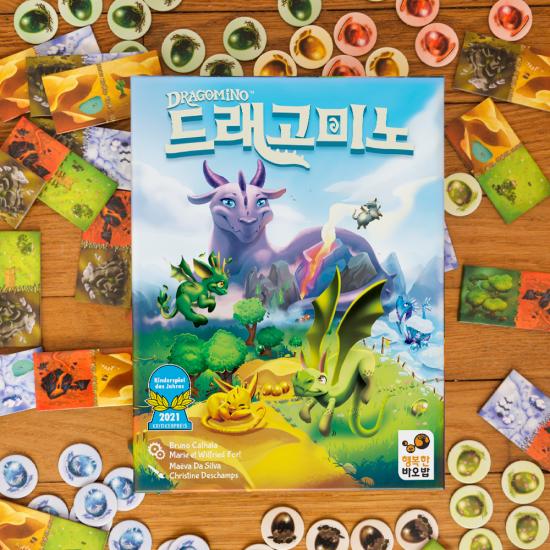 Happy Baobab Dragomino Tile Domino Family Board Game (Ages 5+)