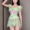New Sex Underwear, Sexy Pure Desire, Summer Pure Sweet Girl, Hip Suspender, Perspective Dress