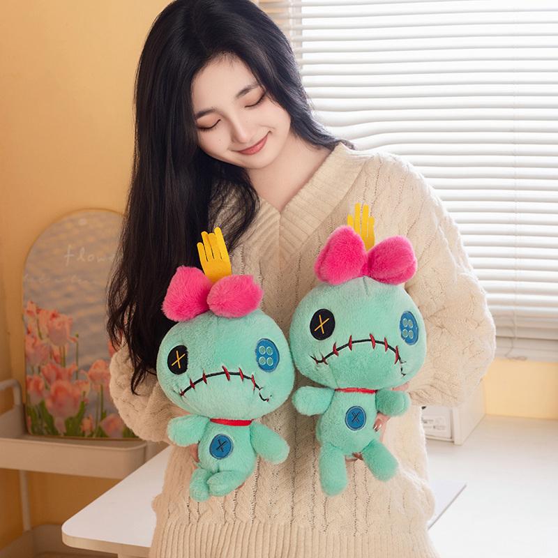 Hot Scrump Green Pink Plush Toy Soft Stuffed Cartoon Pillow Plushies Doll Boy Girl Room Decoration Birthday Gifts