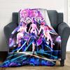 Huntrx Future Fashion Icons Flannel Blanket Super Soft Warm Cozy Blanket For Sofa Bed Office Travel Allseason Home Decor Gift