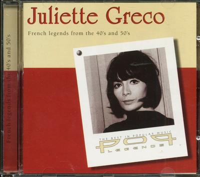 CD JULIETTE GRECO - Pop Legends  PL101625 Pop Legends 2003 Japan Pop Gebraucht