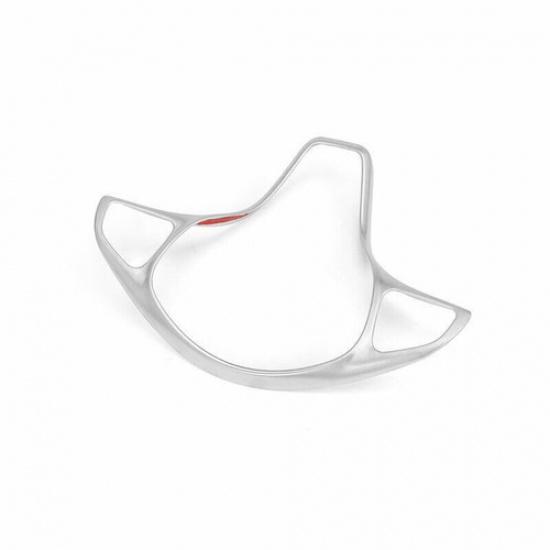 Interior Cover Steering Wheel Trim 1PC Fit For Benz GLA CLA 2013- ABS Silver