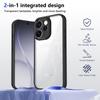 KEYSION Transparent Phone Case for OPPO Reno15 Pro Max 5G Soft Silicone+PC Clear Shockproof Phone Back Cover for OPPO Reno15 F 5G