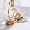 Charming Exquisite Photo Frame Necklace Copper 1 Pc