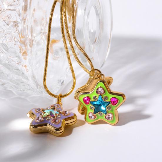 Charming Exquisite Photo Frame Necklace Copper 1 Pc