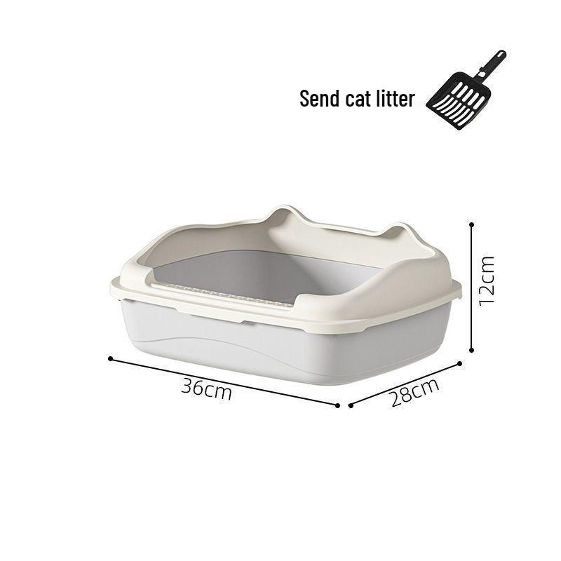 Halbgeschlossene geruchsdichte Katzen- und Hundetoilette